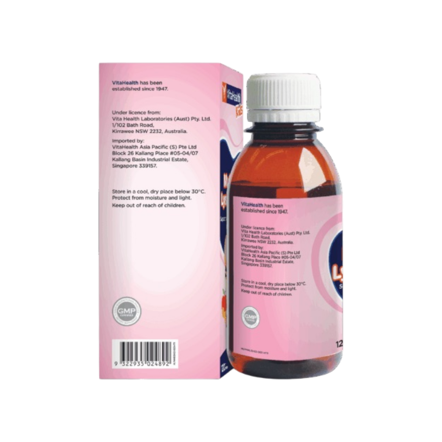 VitaHealth Kids Multivits + Lysine & Inulin 120ML