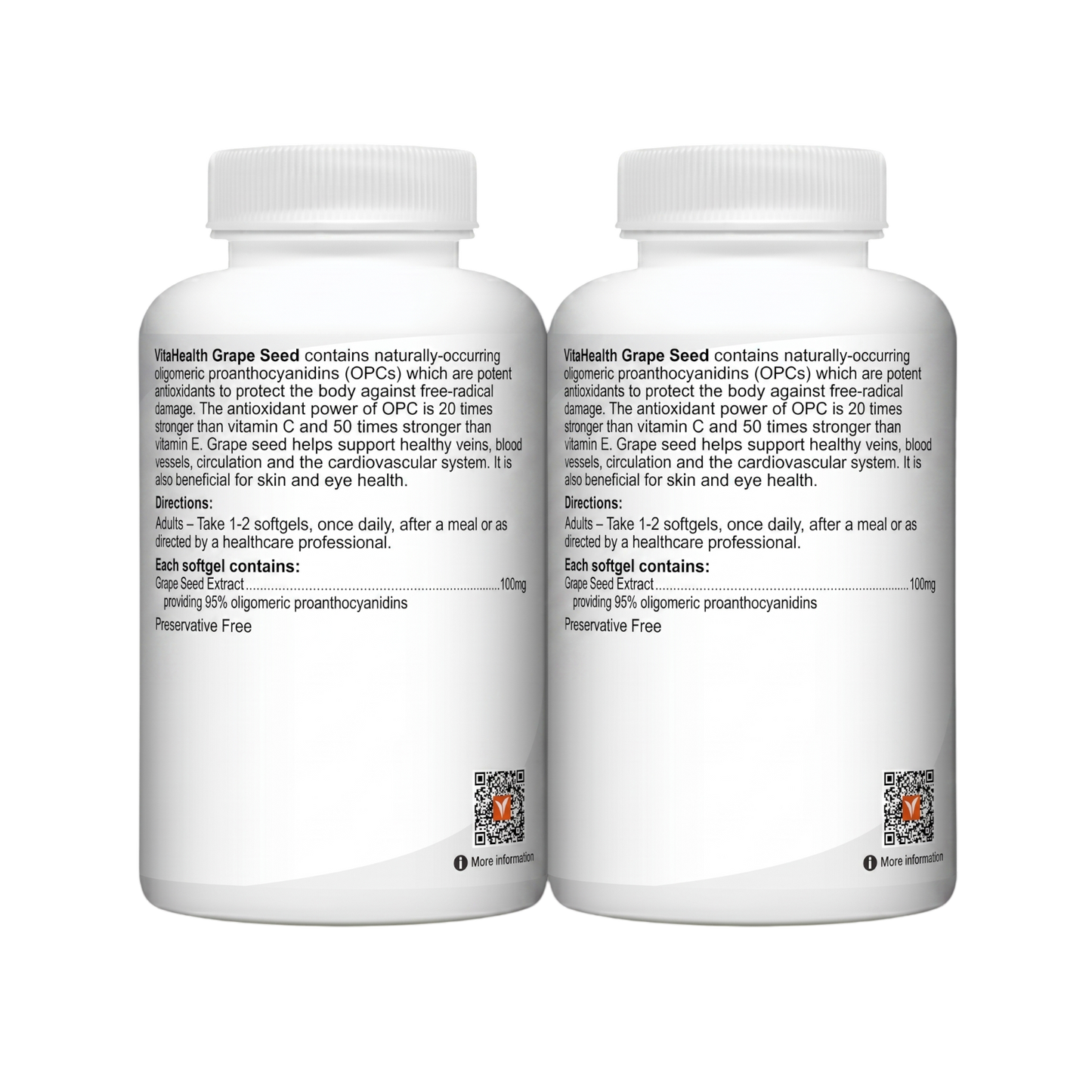 VitaHealth Grape Seed 12000 90s Twin Pack (Promo)
