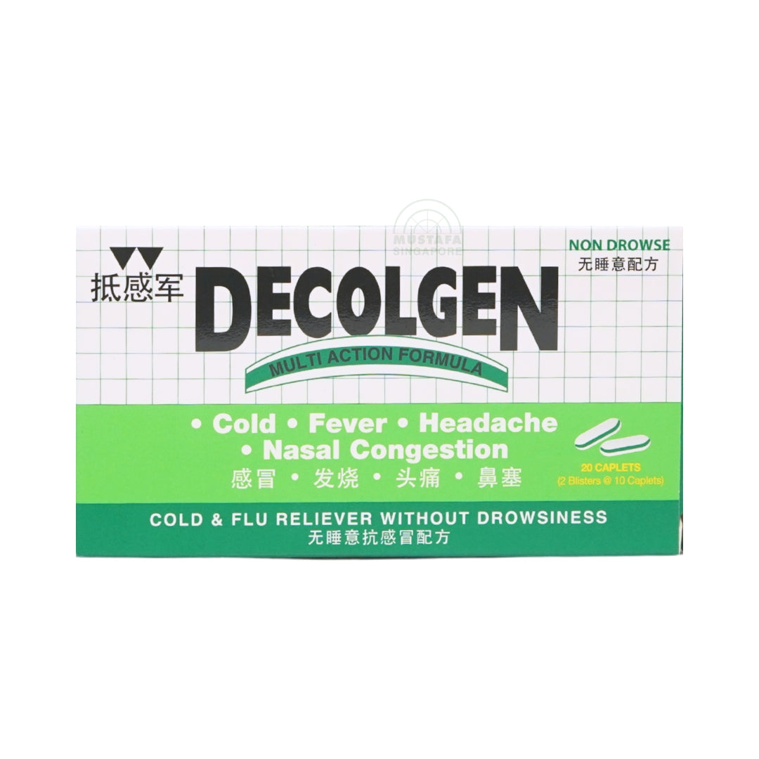 Decolgen Non Drowsy Cold Tablet 20s