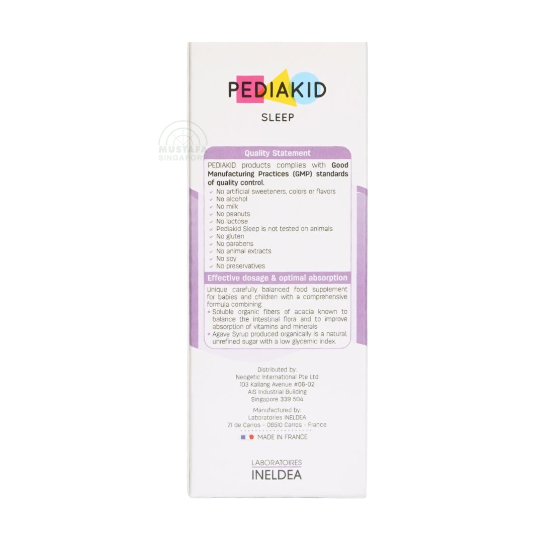 PEDIAKID Sleep 125ml Cherry Flavour Syrup