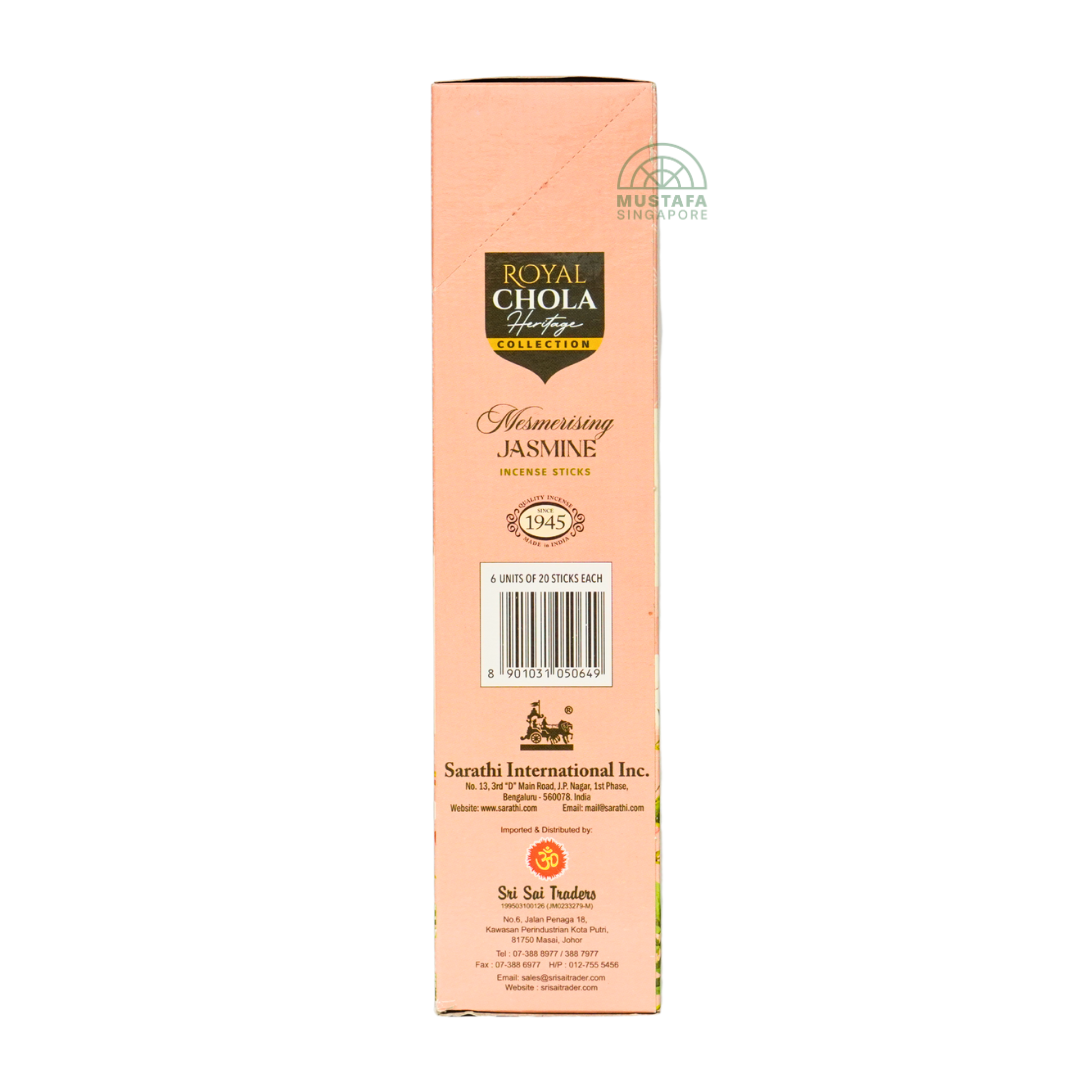 Royal Chola Heritage Collection Mesmerising Jasmine Incense Sticks