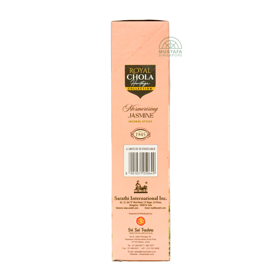 Royal Chola Heritage Collection Mesmerising Jasmine Incense Sticks