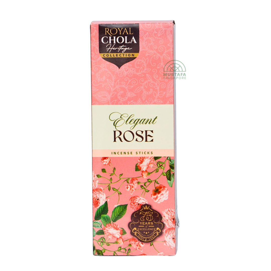 Royal Chola Heritage Collection Elegant Rose Incense Sticks