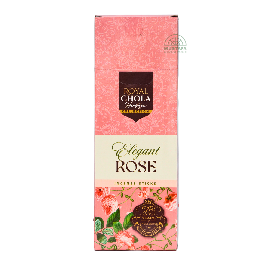 Royal Chola Heritage Collection Elegant Rose Incense Sticks