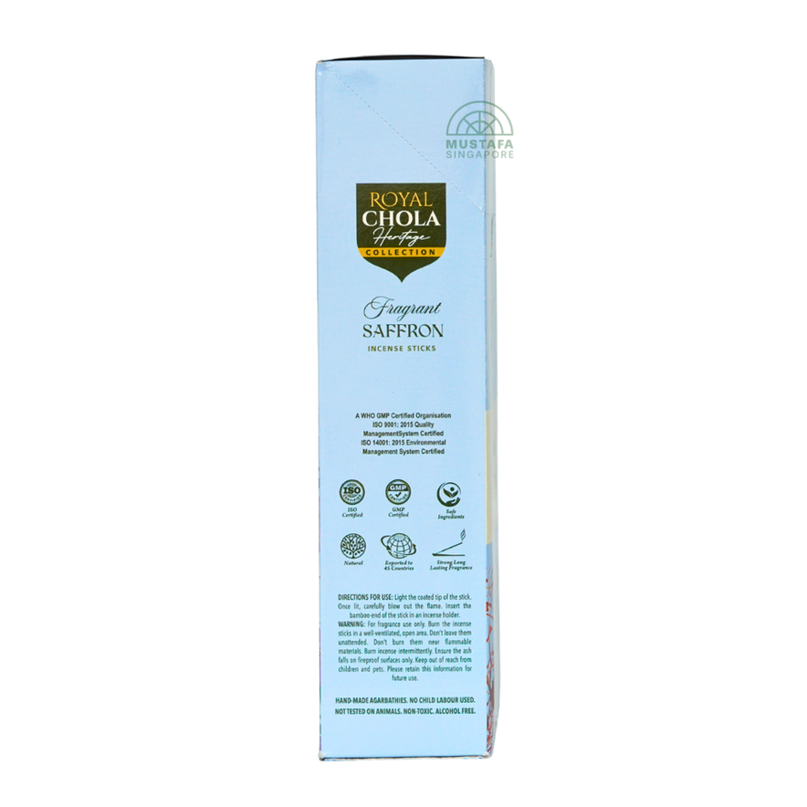 Royal Chola Heritage Collection Fragrant Saffron Incense Sticks