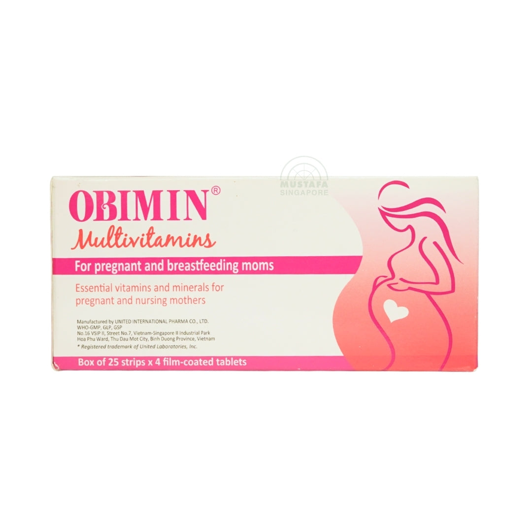 Obimin Multivitamins 100 Tablets (For Pregnant and Breastfeeding Moms)