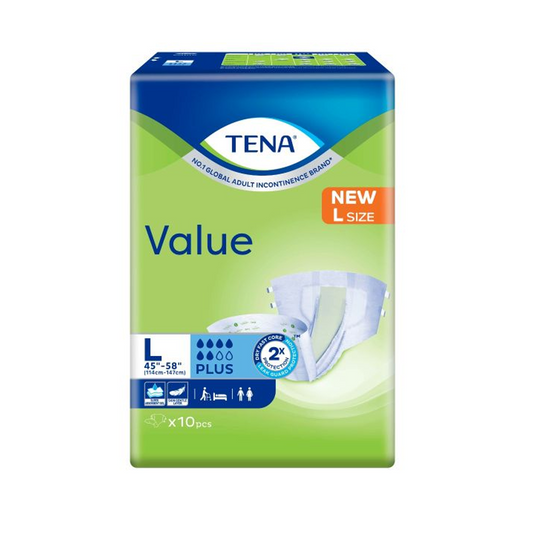 Tena Value Plus Large 10pcs