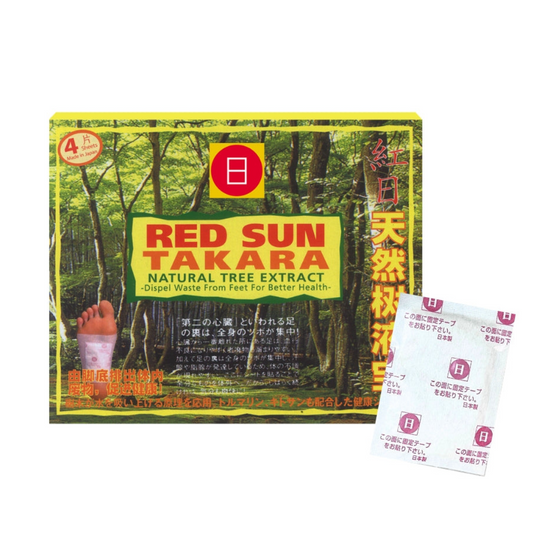 Red Sun Takara Natural Tree Extract Foot Detox Patch (50 Sheets)
