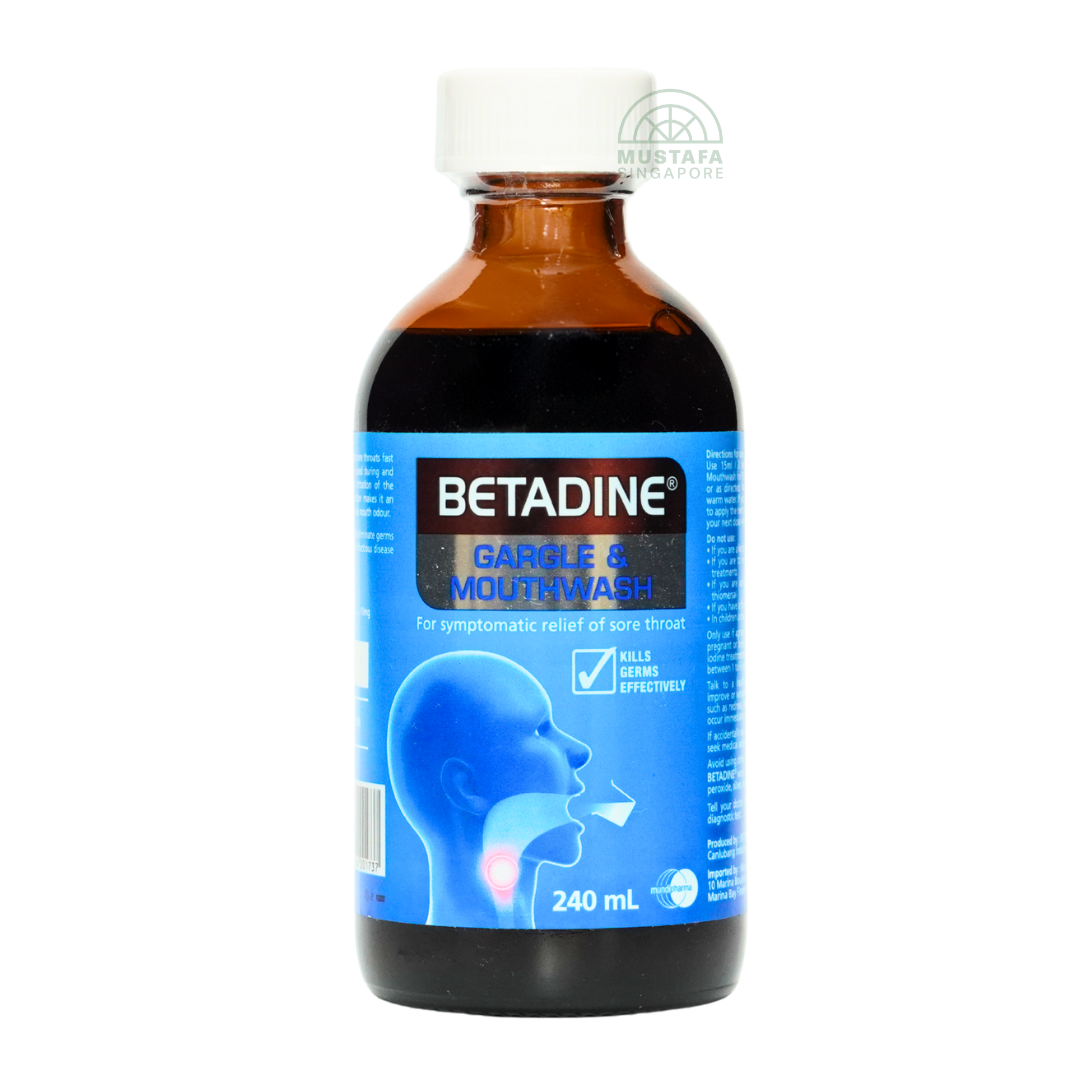 Betadine Gargle & Mouthwash 240ml
