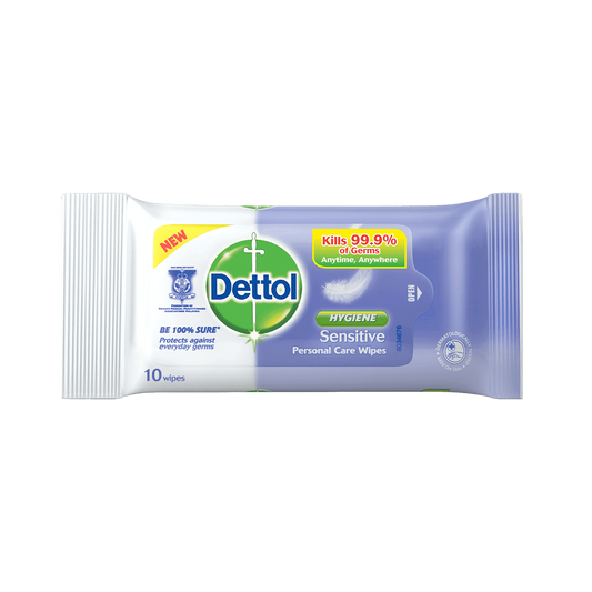 Dettol Wipes 10s Sensitive Wipes