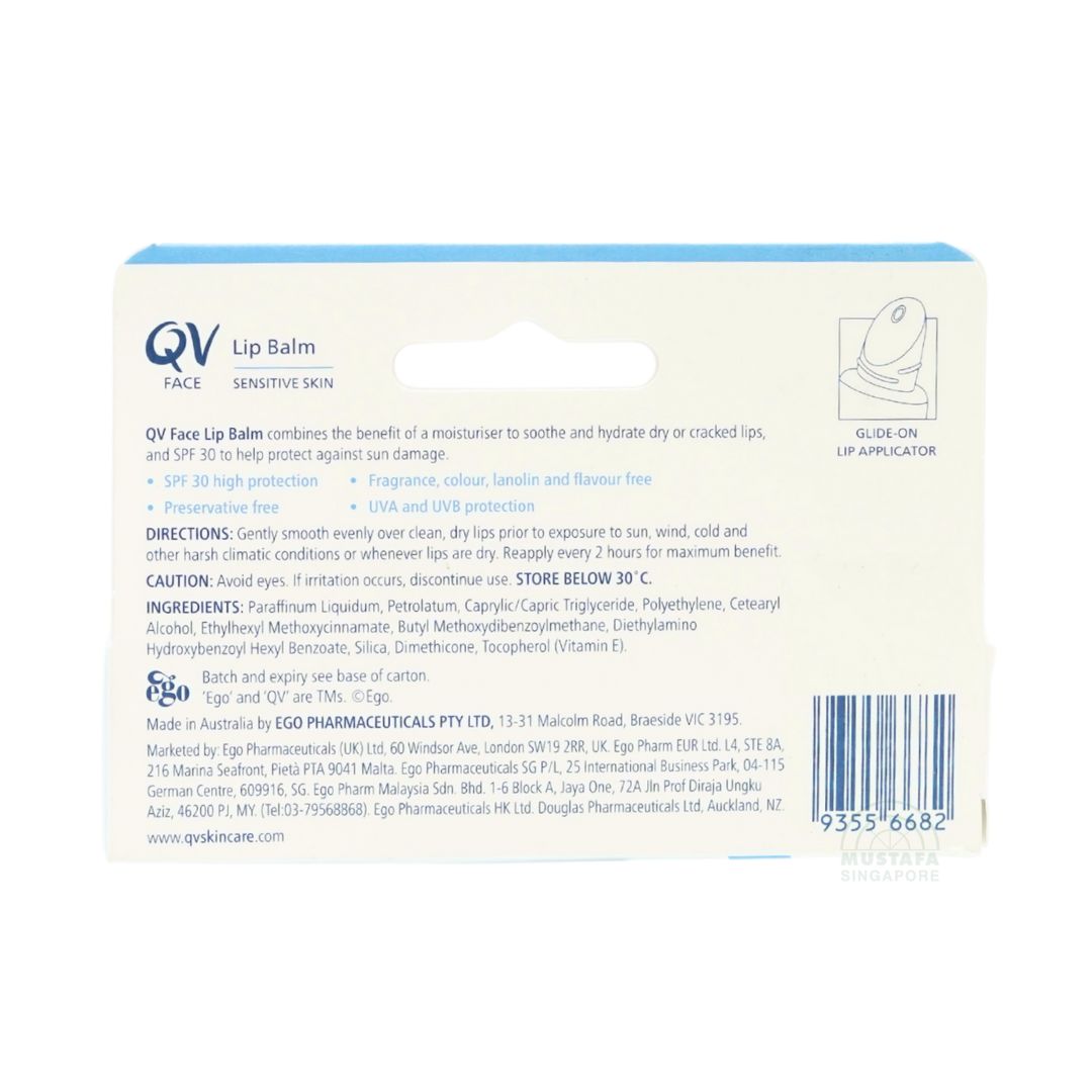 Ego QV Face Lip Balm SPF30 15g