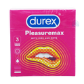 Durex Condom Pleasuremax 3s