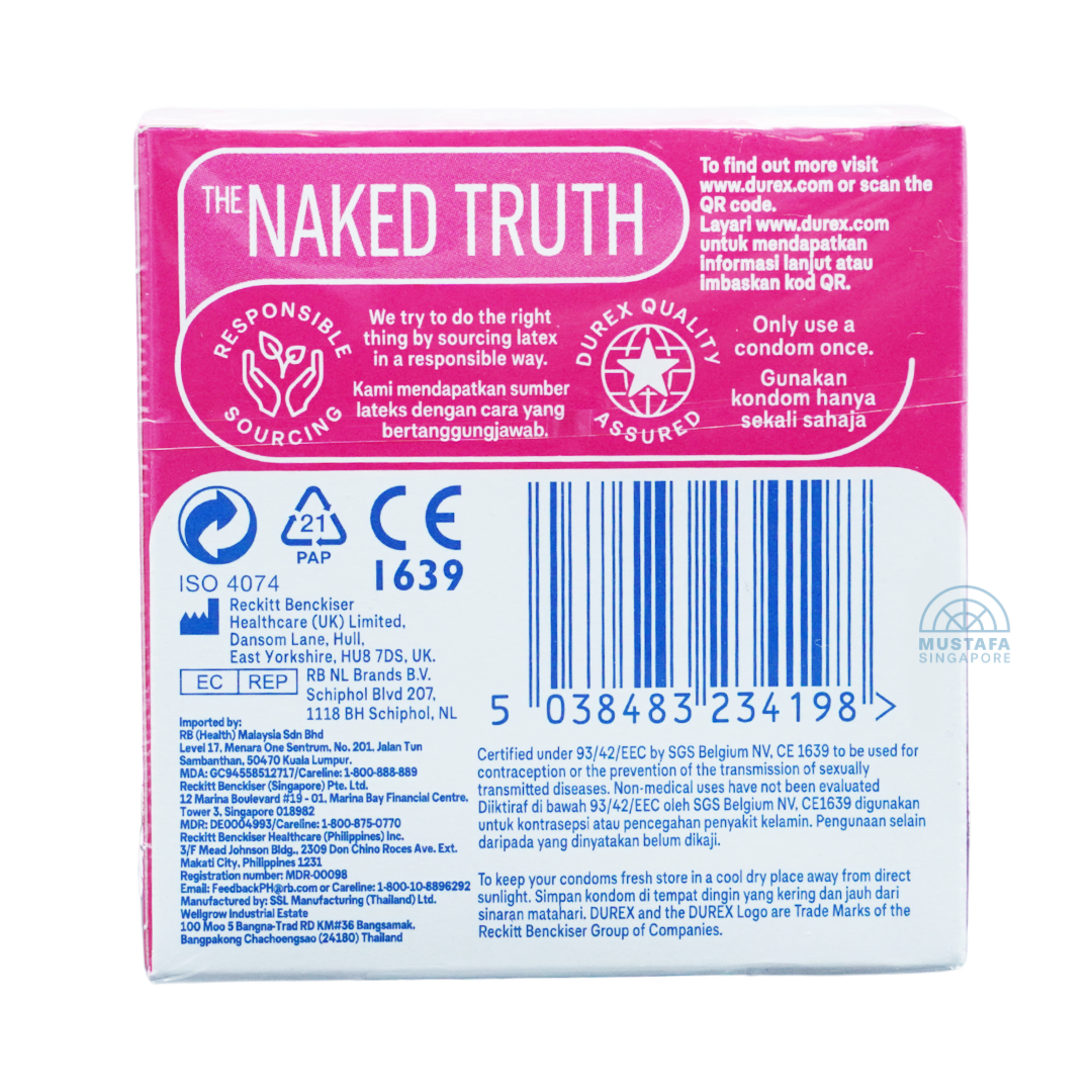 Durex Condom Pleasuremax 3s