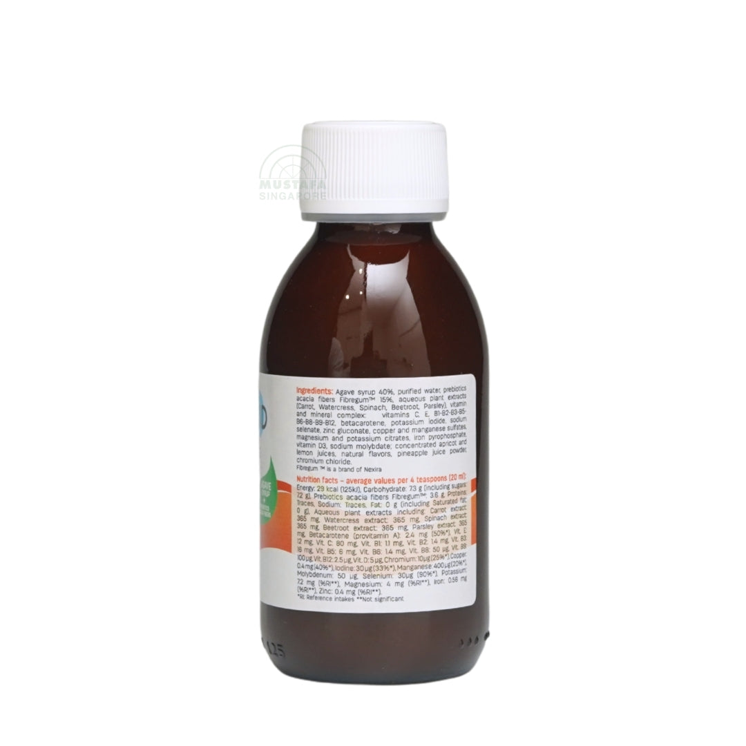 PEDIAKID 22 Vitamins + Minerals 125ml Orange Apricot Flavour Syrup