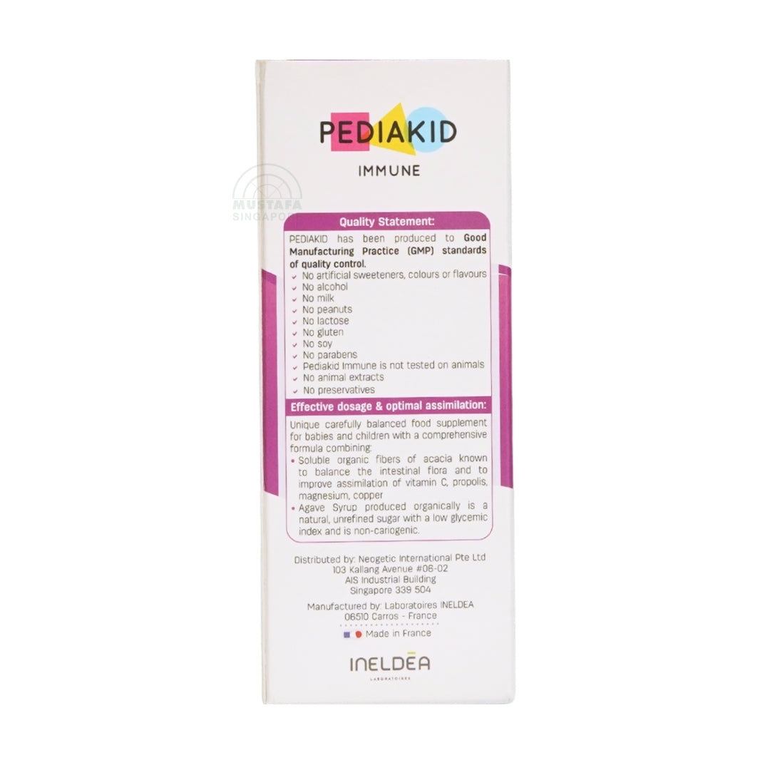 PEDIAKID Immune 125ml Blueberry Flavour Syrup