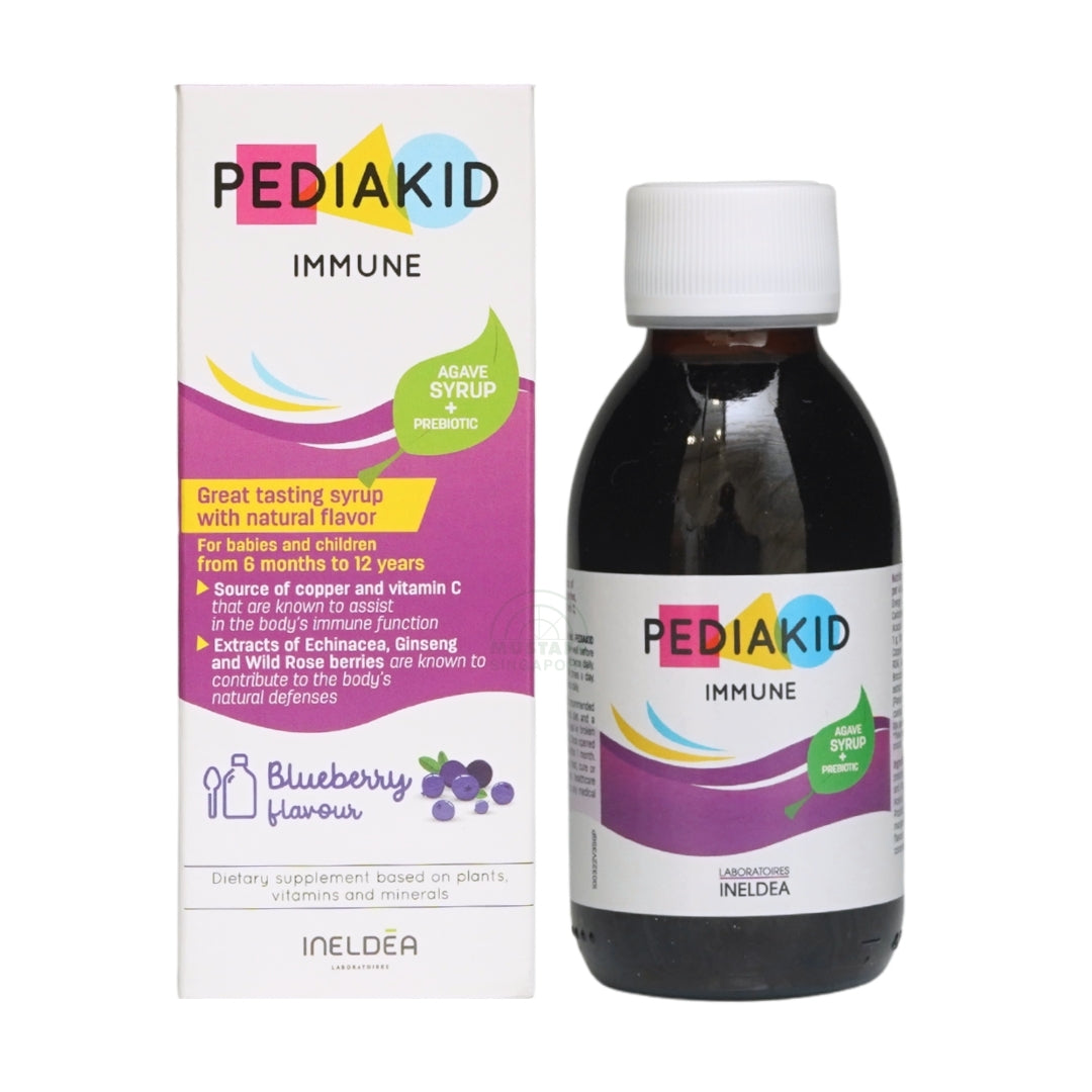 PEDIAKID Immune 125ml Blueberry Flavour Syrup