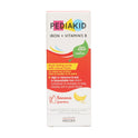 PEDIAKID Iron + Vitamins B 125ml Banana Flavour Syrup