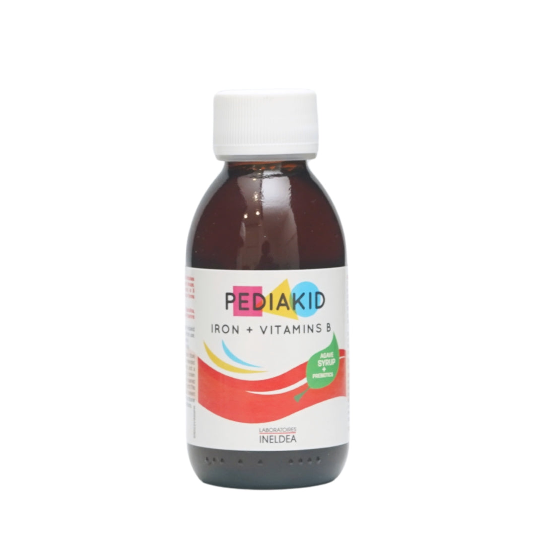 PEDIAKID Iron + Vitamins B 125ml Banana Flavour Syrup