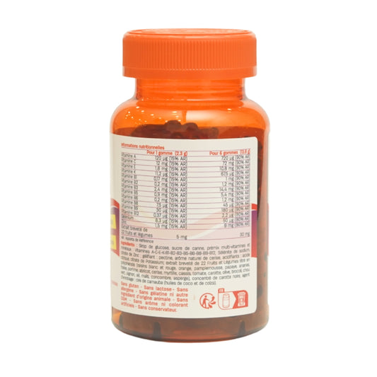 PEDIAKID Gommes Multivitaminées 60 cherry flavour gummies