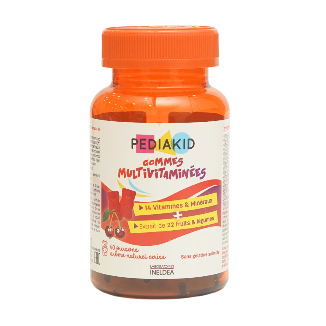 PEDIAKID Gommes Multivitaminées 60 cherry flavour gummies