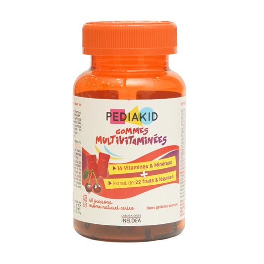 PEDIAKID Gommes Multivitaminées 60 cherry flavour gummies