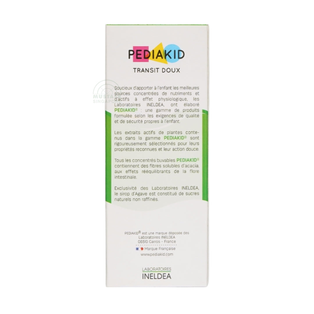 PEDIAKID Transit Doux 125ml Apple Flavour Syrup