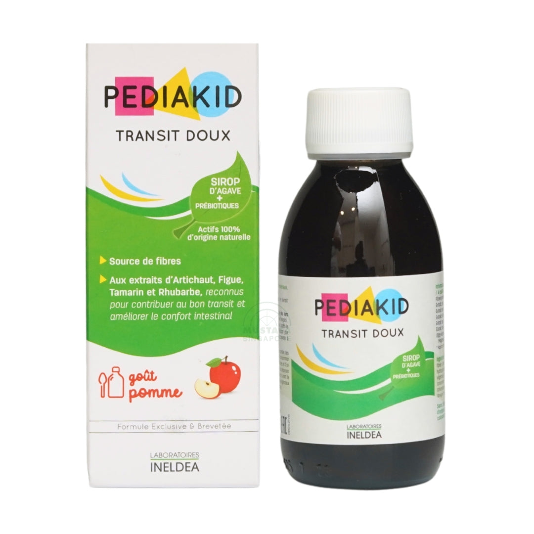 PEDIAKID Transit Doux 125ml Apple Flavour Syrup