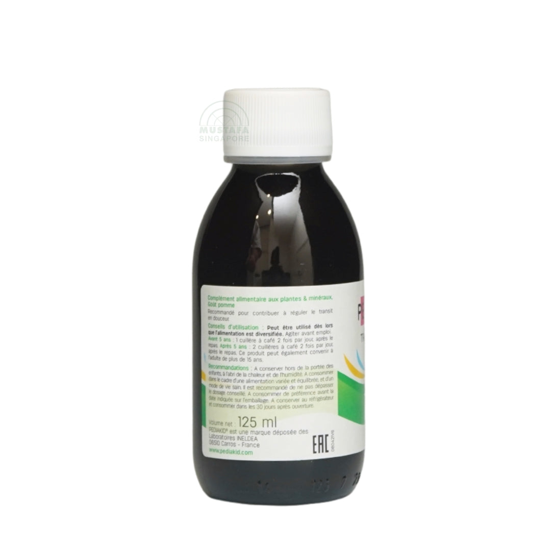 PEDIAKID Transit Doux 125ml Apple Flavour Syrup