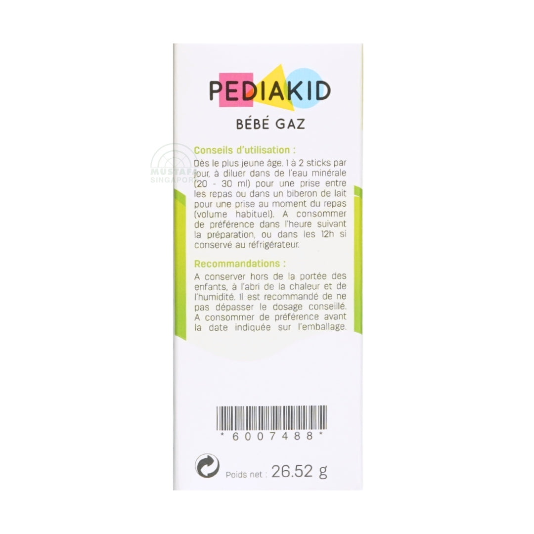 PEDIAKID Bébé Gaz 12 sticks