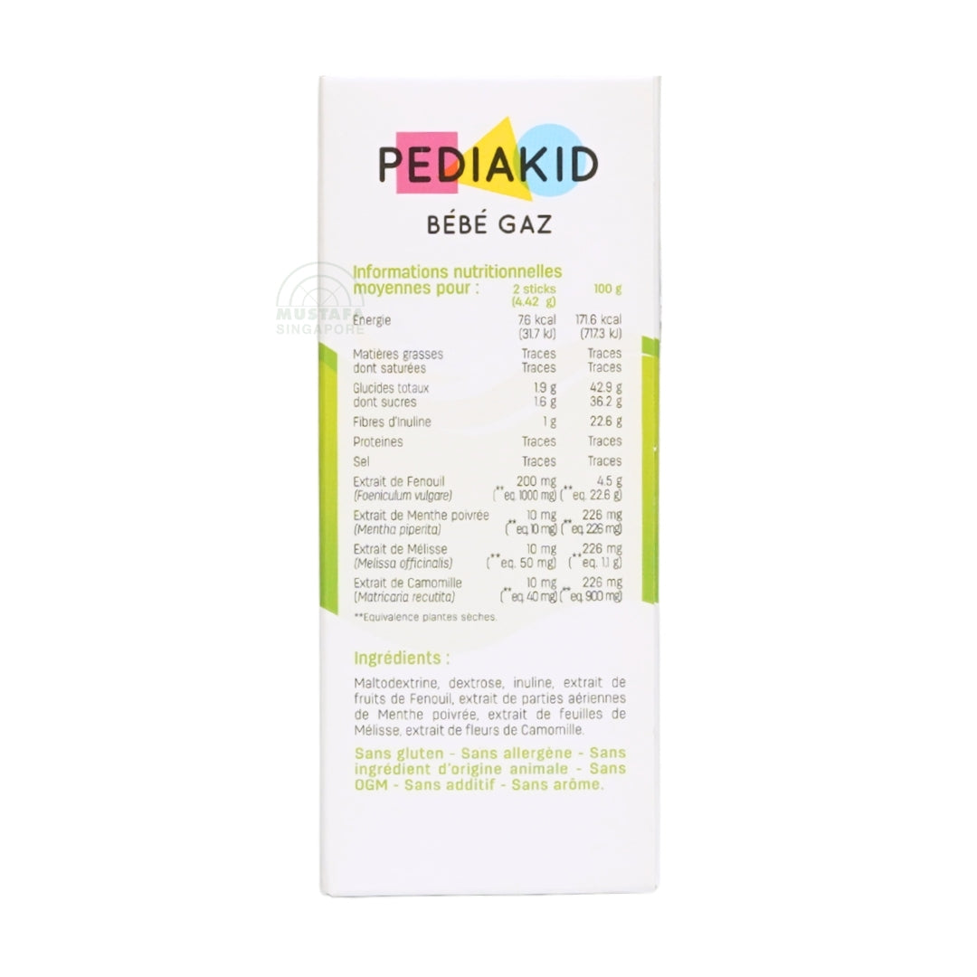 PEDIAKID Bébé Gaz 12 sticks