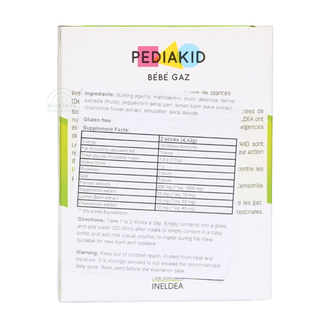 PEDIAKID Bébé Gaz 12 sticks