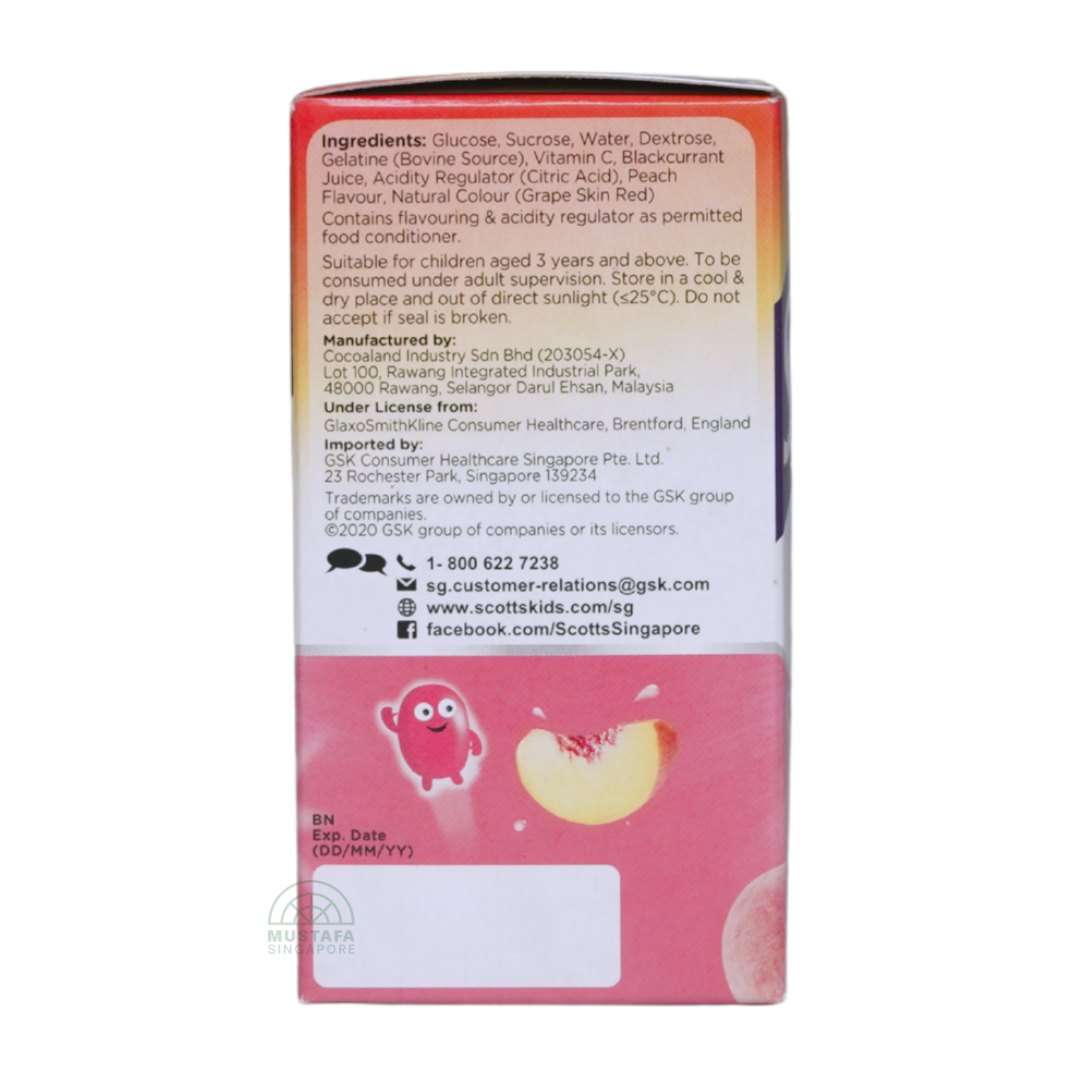 Scott's Vitamin C Pastilles Peach Flavour 100g