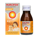 Nurofen Ibuprofen for Children Fever and Pain Relief Orange Flavoured 60ml
