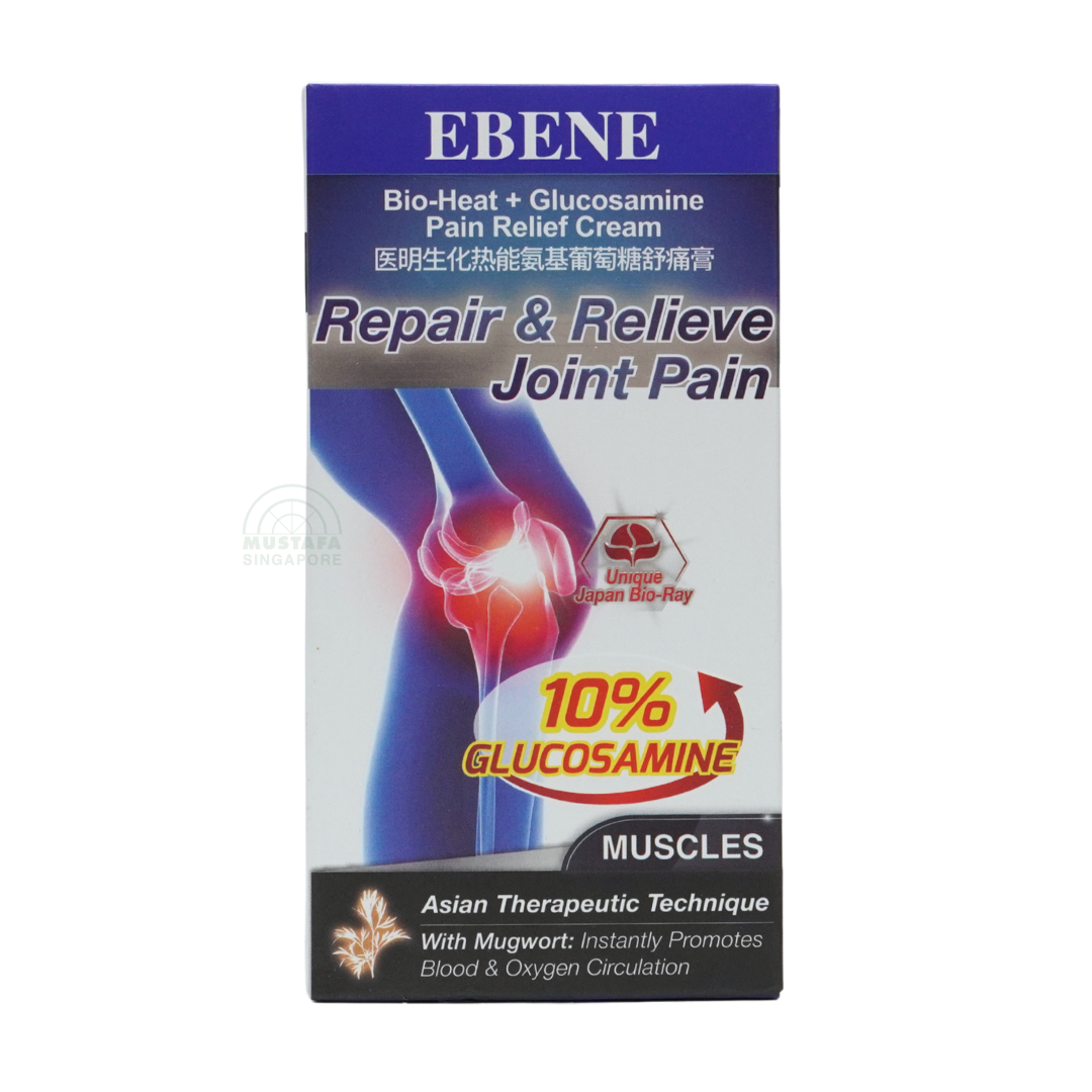 Ebene Bio-Heat Plus Glucosamine Pain Relief Cream (Repair & Relieve Join Pain) 50g