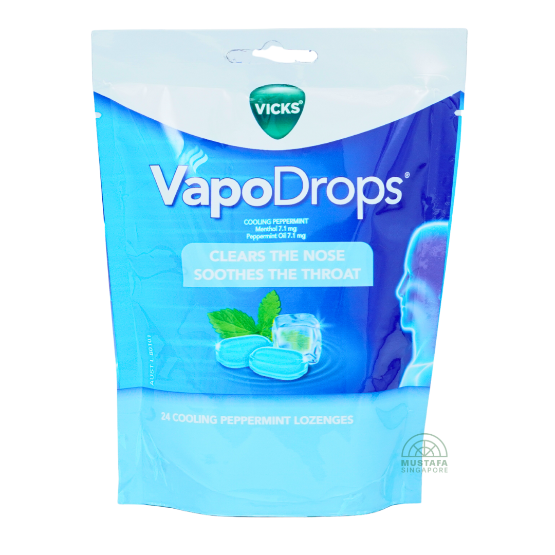 Vapodrops 24 Cooling Peppermint Lozenges