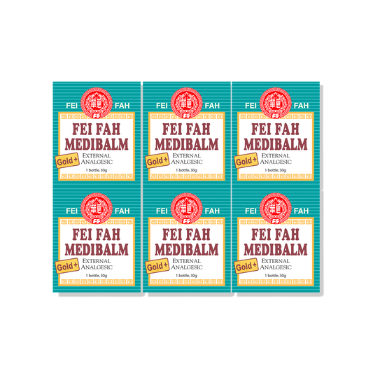 Fei Fah Medibalm Balm (Gold+) 30gm x 6