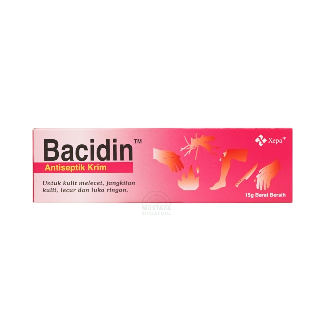 Bacidin Antiseptic Cream 15g