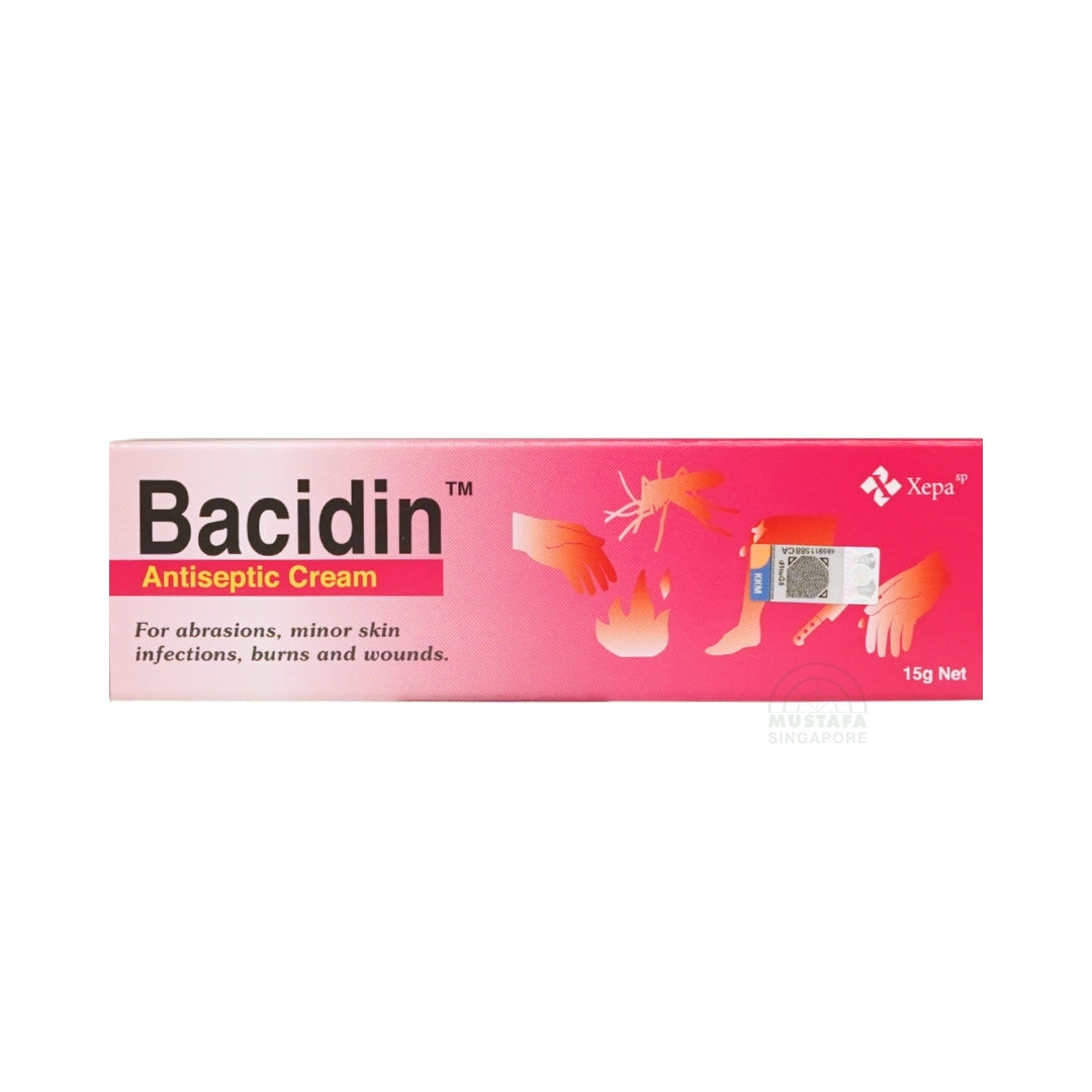 Bacidin Antiseptic Cream 15g