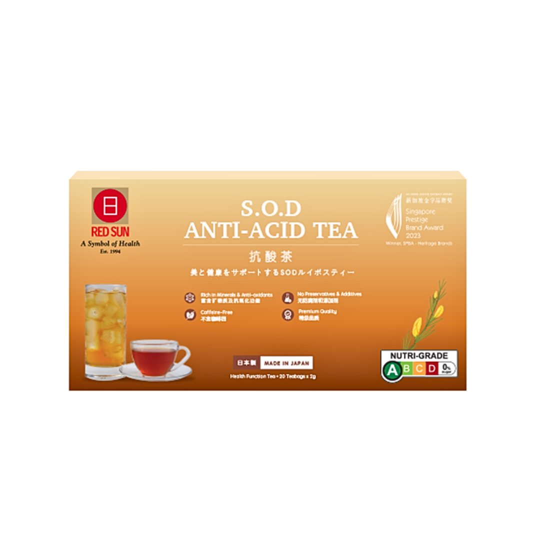 Red Sun S.O.D Anti-Acid Tea (20 Teabags)