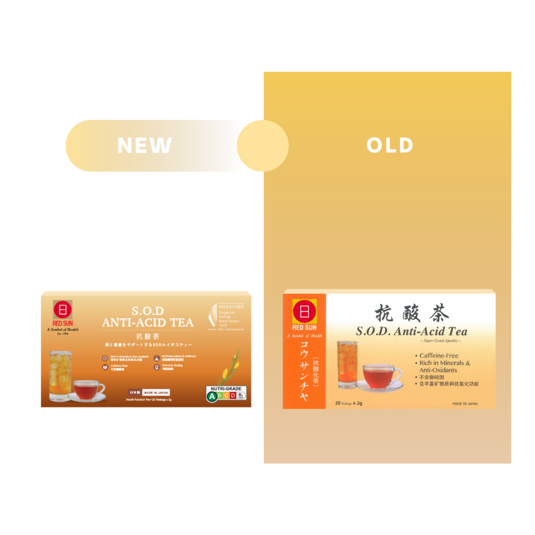 Red Sun S.O.D Anti-Acid Tea (20 Teabags)