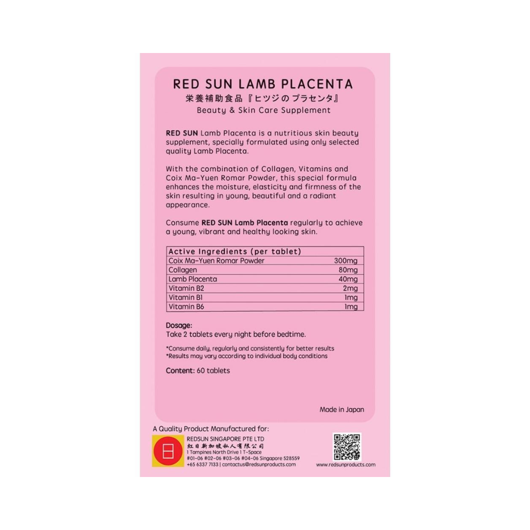 Red Sun Lamb Placenta (60 Tabs)