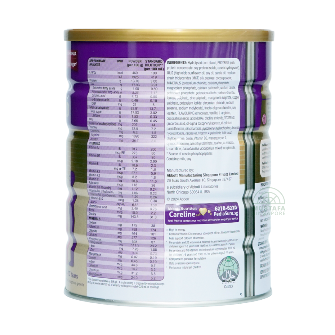 PediaSure Gold Premium Chocolate 800g