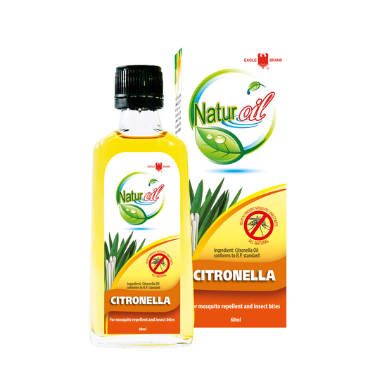 Eagle Brand Naturoil Citronella w/Spray 60ml (Glass)