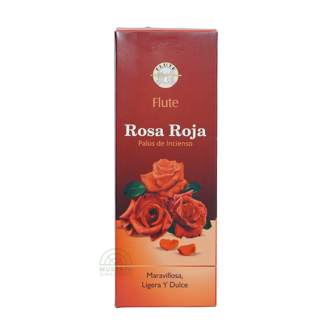 Flute Red Rose Incense Sticks