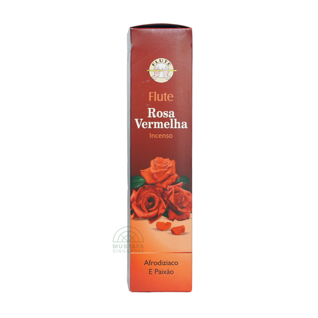 Flute Red Rose Incense Sticks