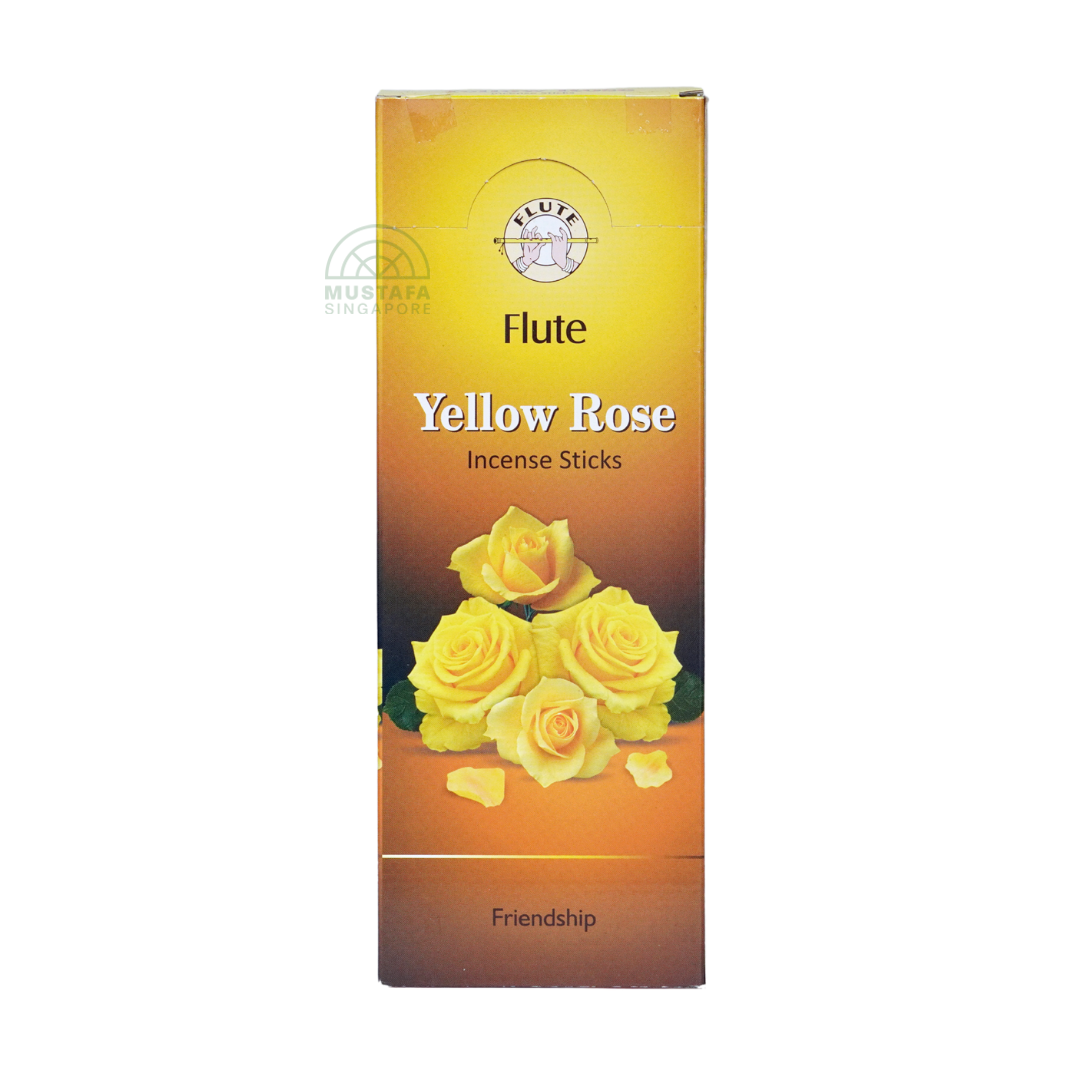 Flute Yellow Rose Incense Sticks