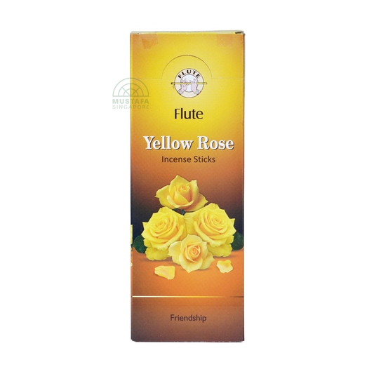 Flute Yellow Rose Incense Sticks
