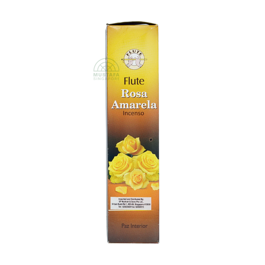 Flute Yellow Rose Incense Sticks