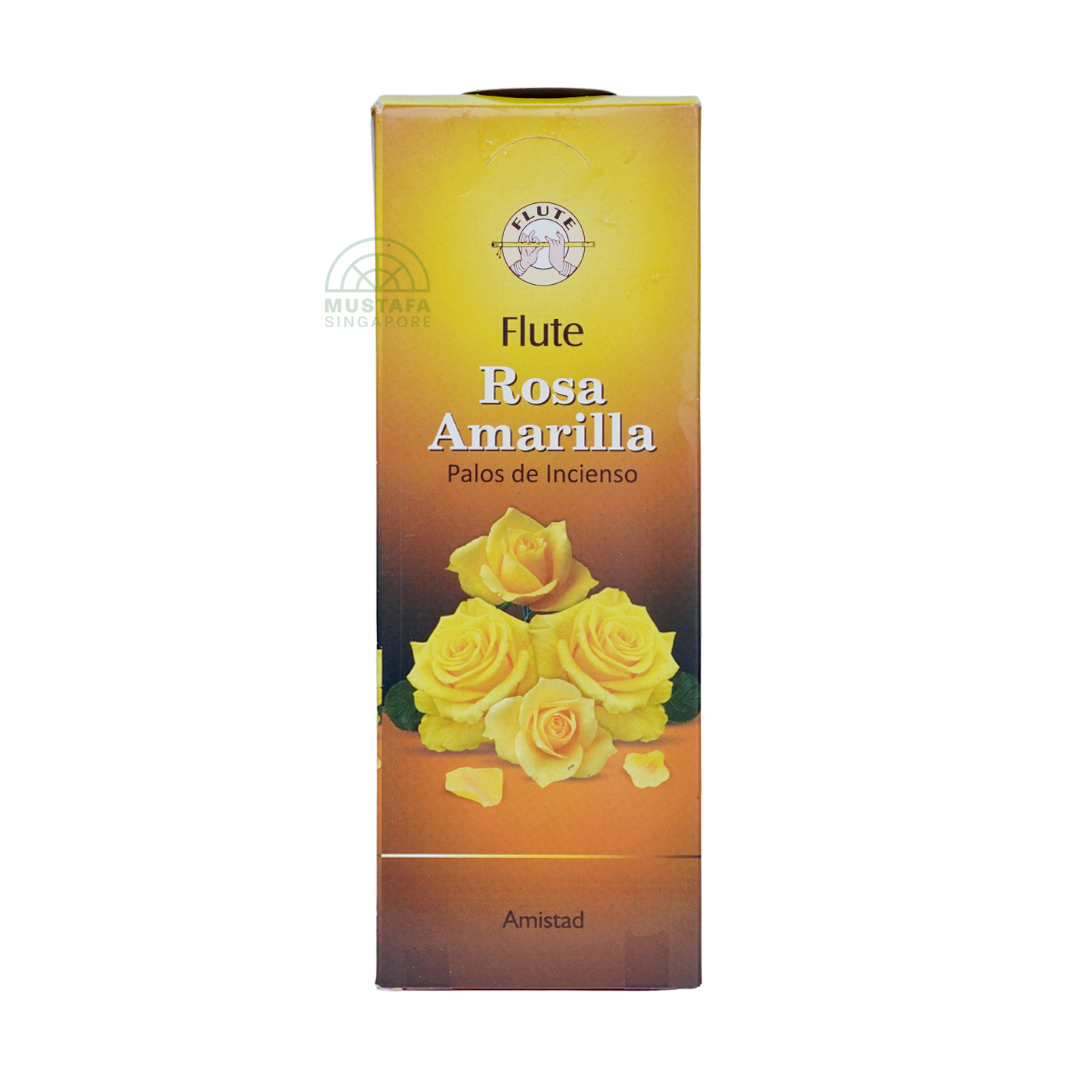 Flute Yellow Rose Incense Sticks