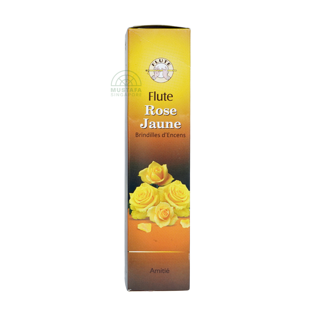 Flute Yellow Rose Incense Sticks